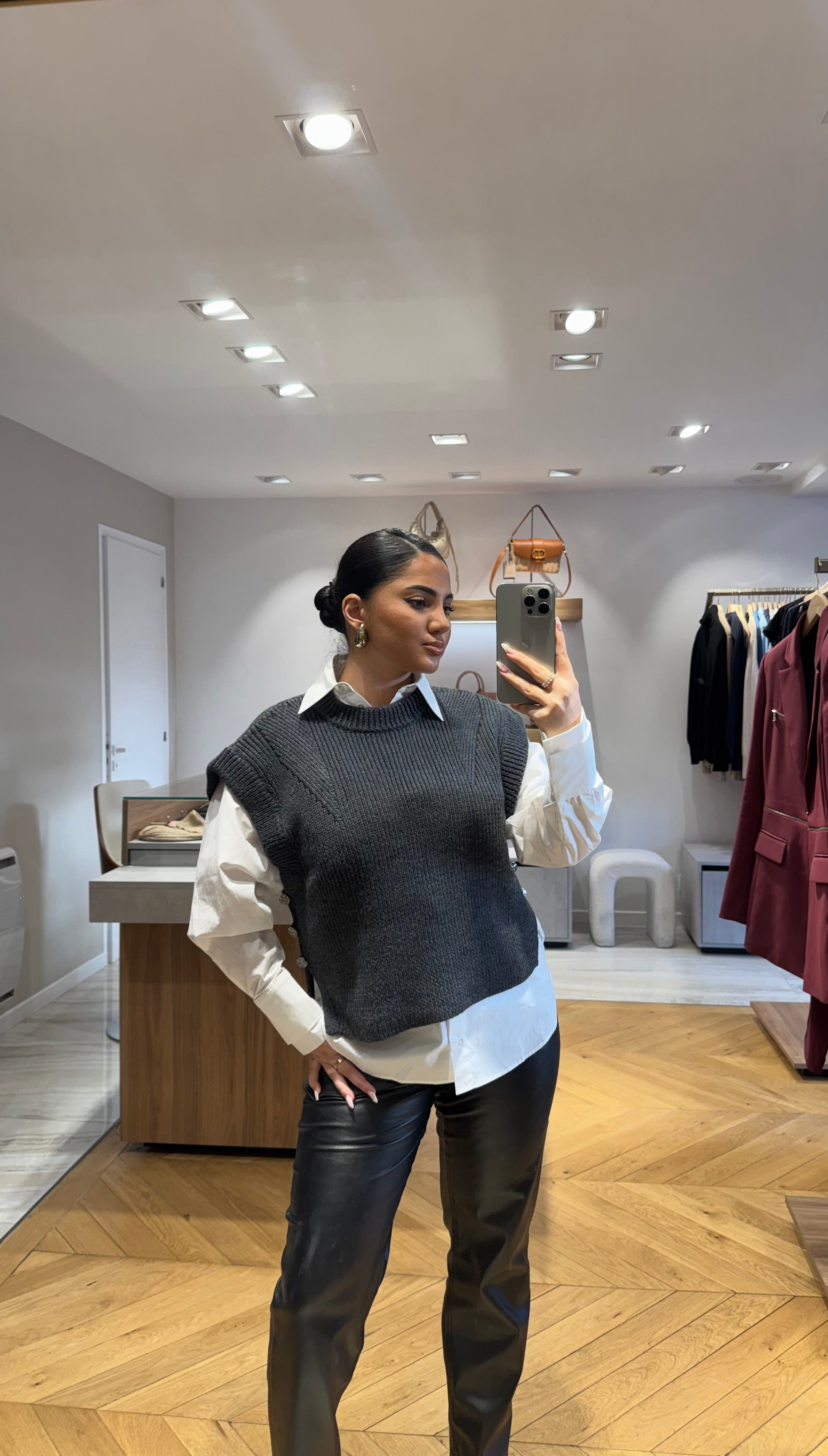 Pull sans manche Gina