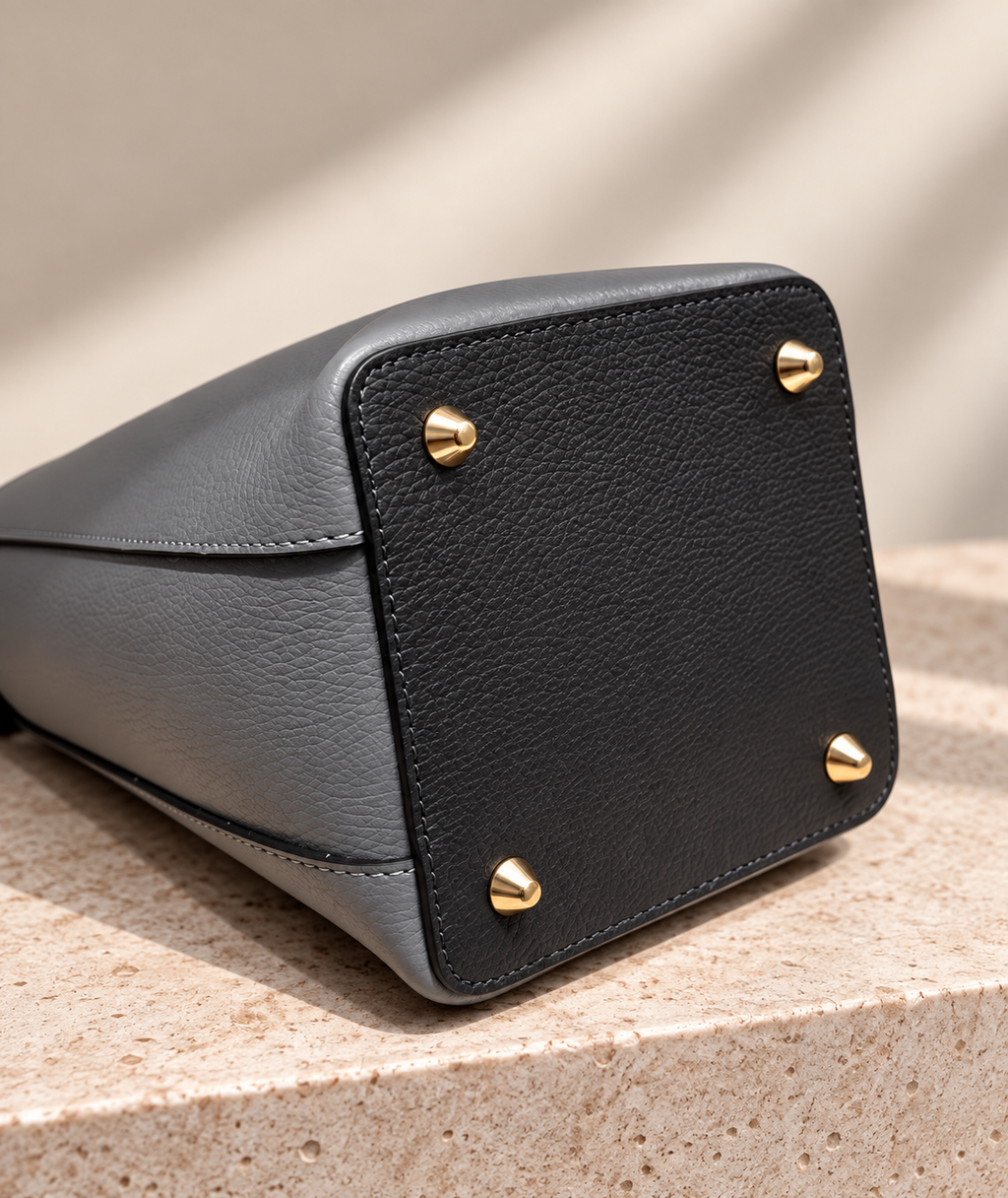 Sac sceau bicolore bleu