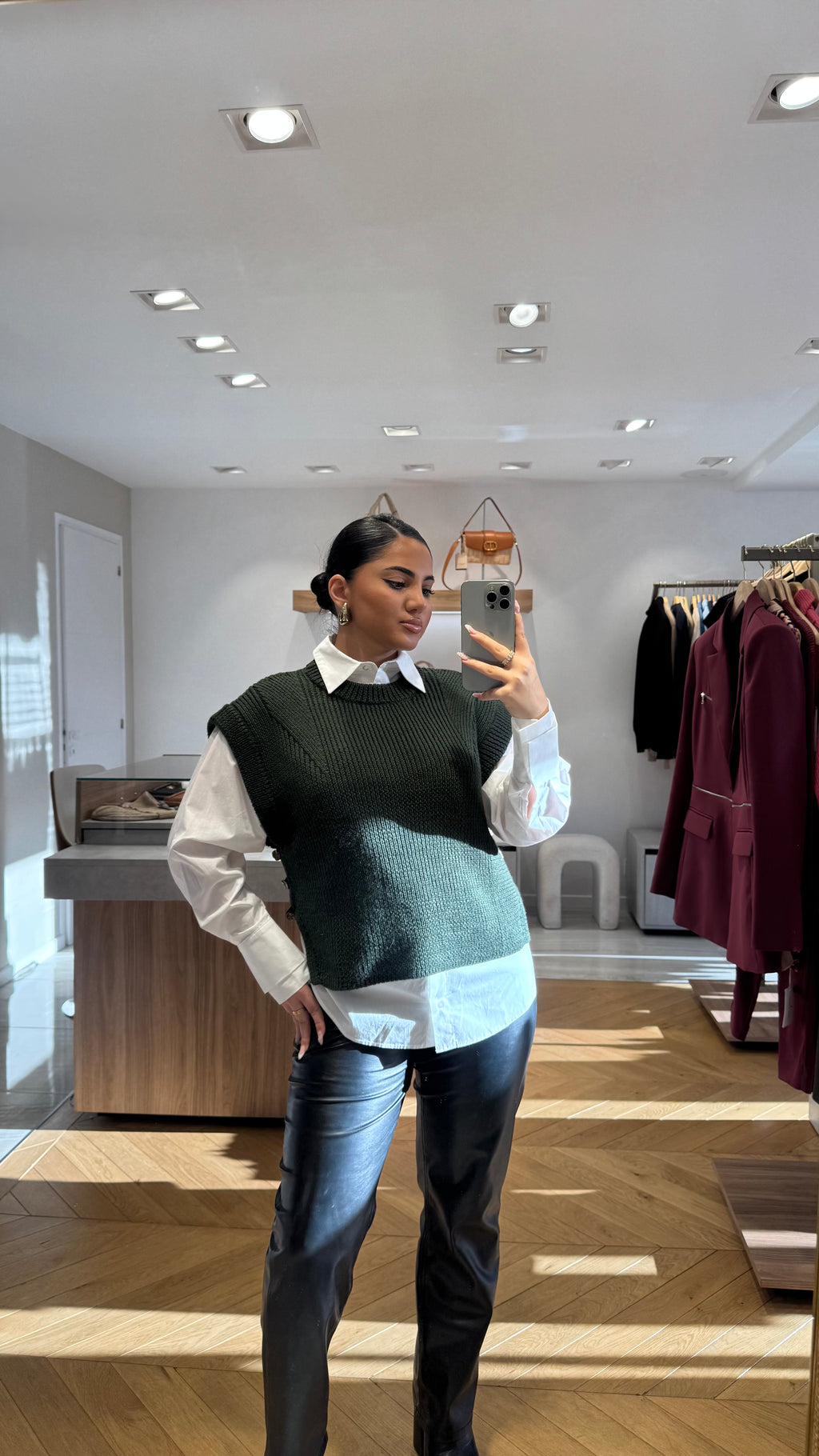 Pull sans manche Gina