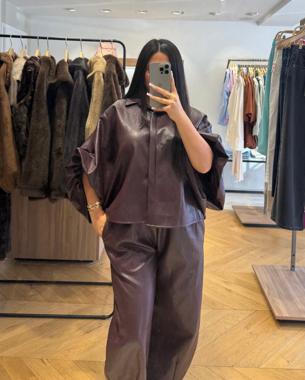 Chemisier Prune