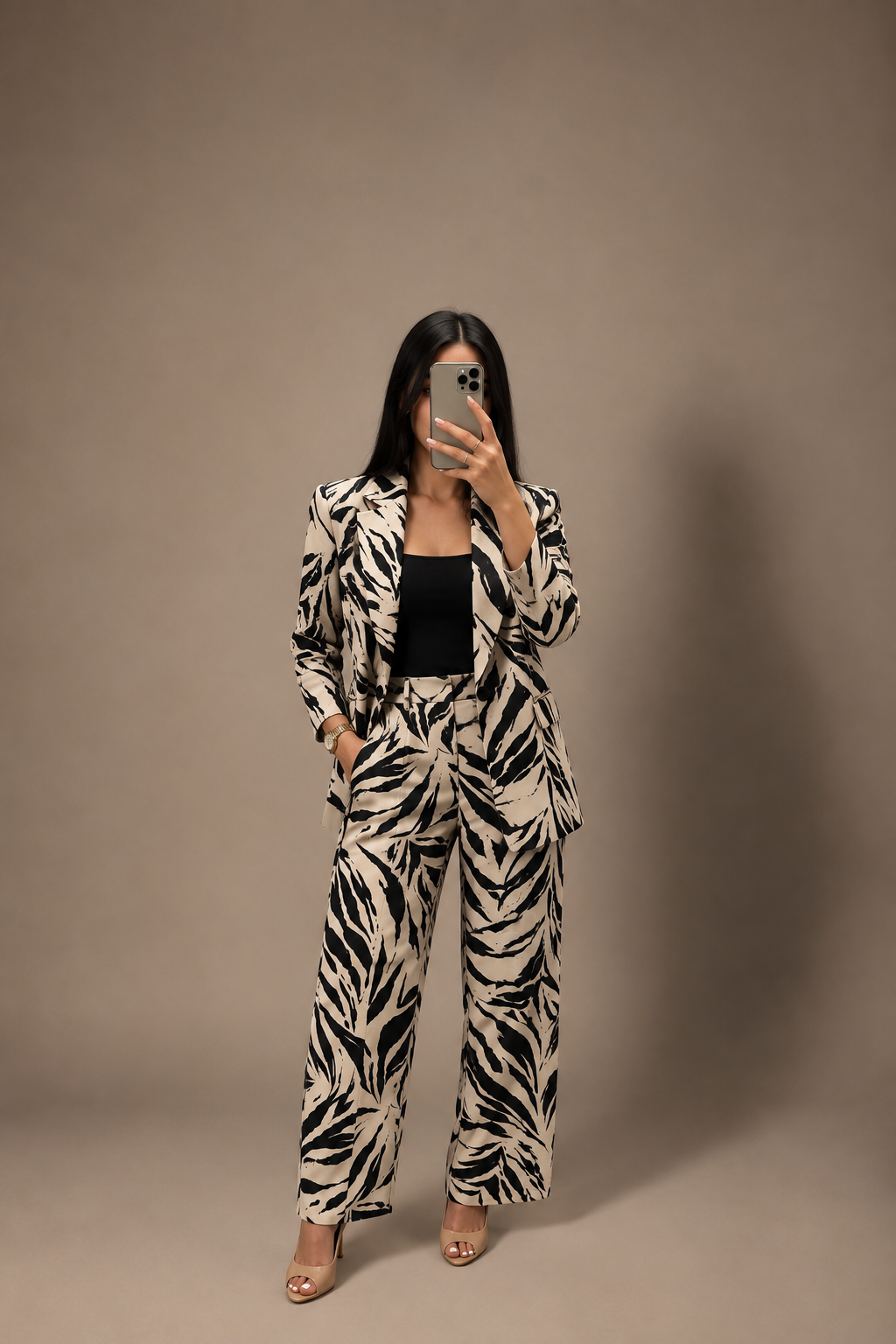 Pantalon zébrée
