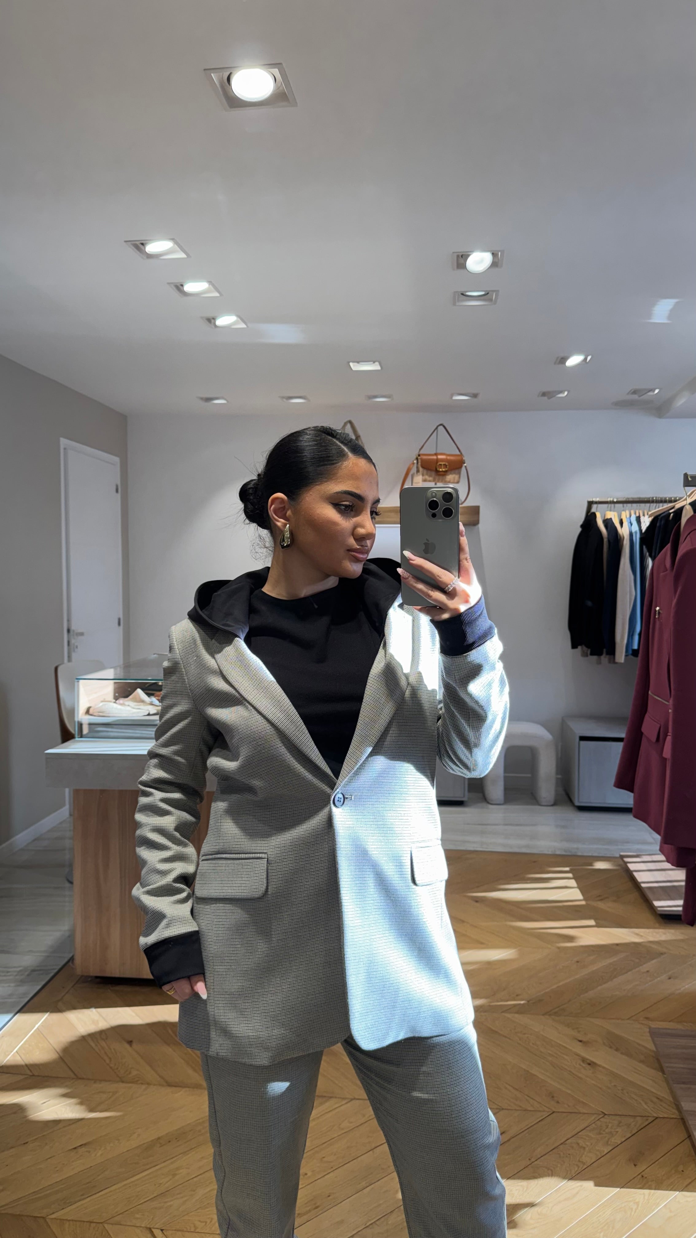 Veste à capuche amovible Twinset