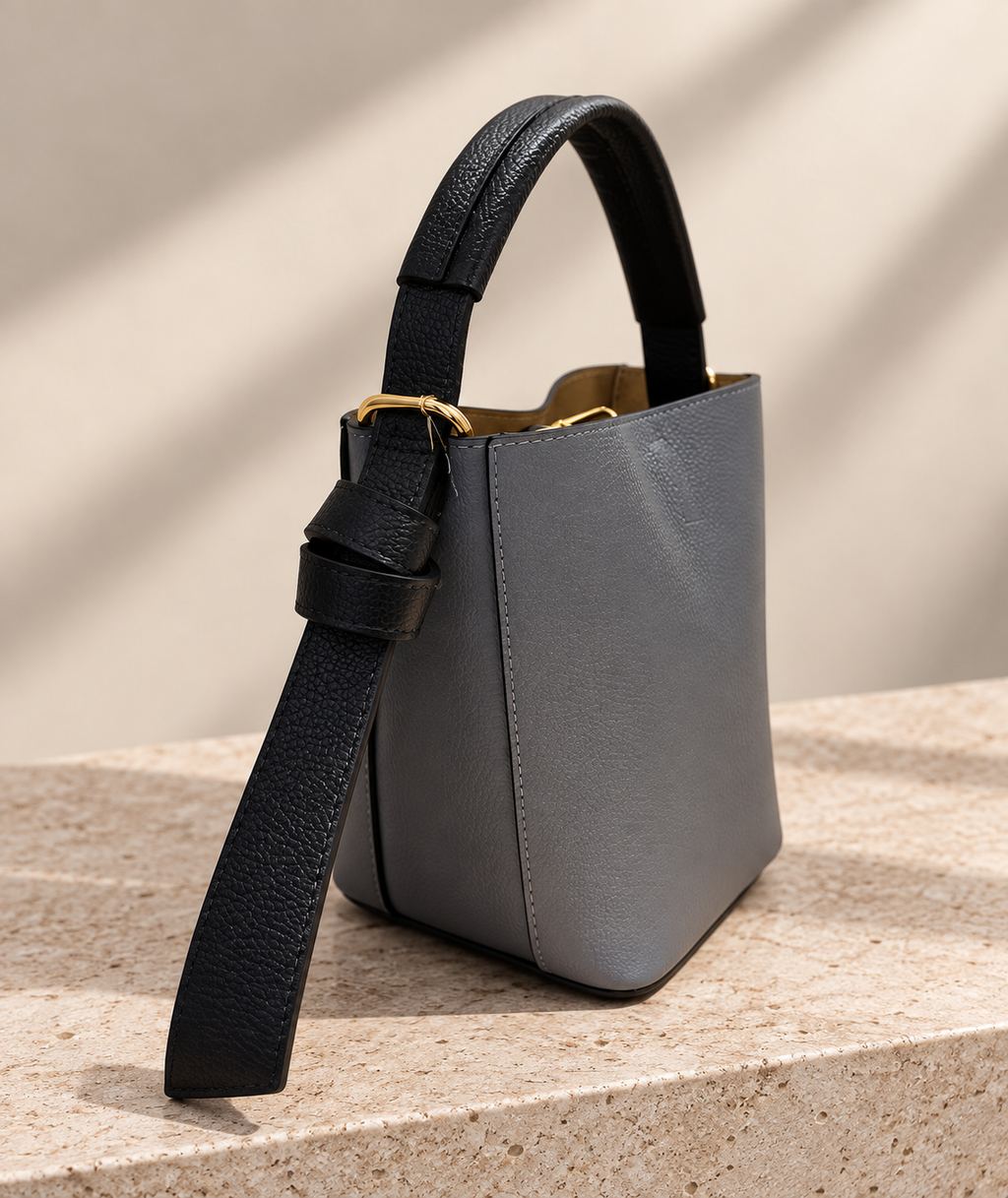Sac sceau bicolore bleu