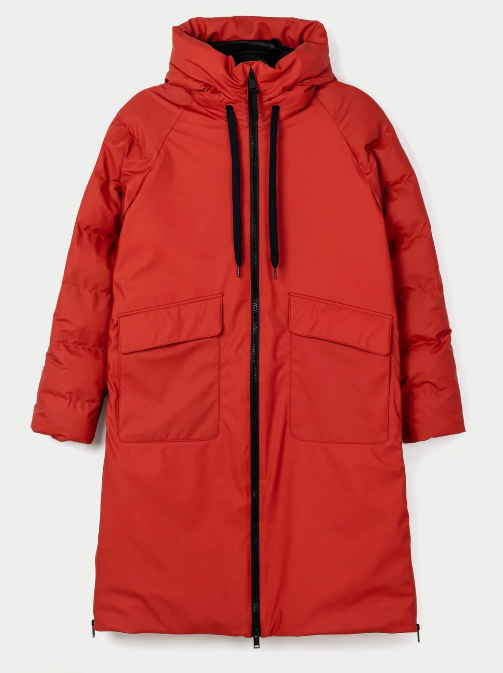 Doudoune longue Rime Red Ochre
