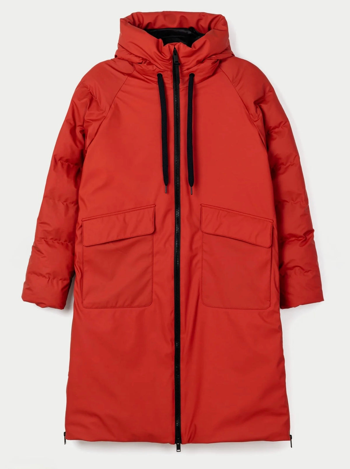 Doudoune longue Rime Red Ochre