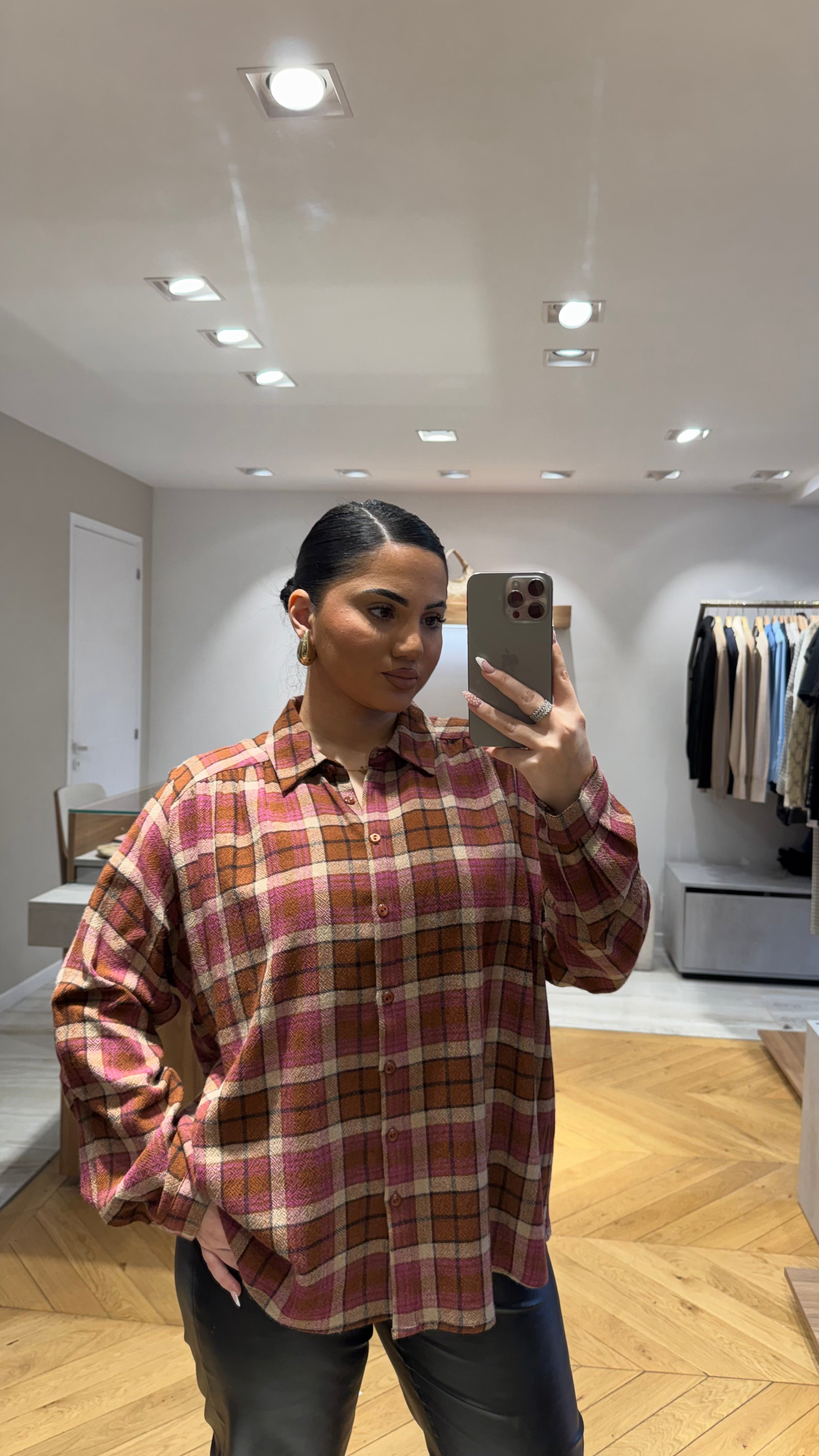 Chemise à carreaux Vioni