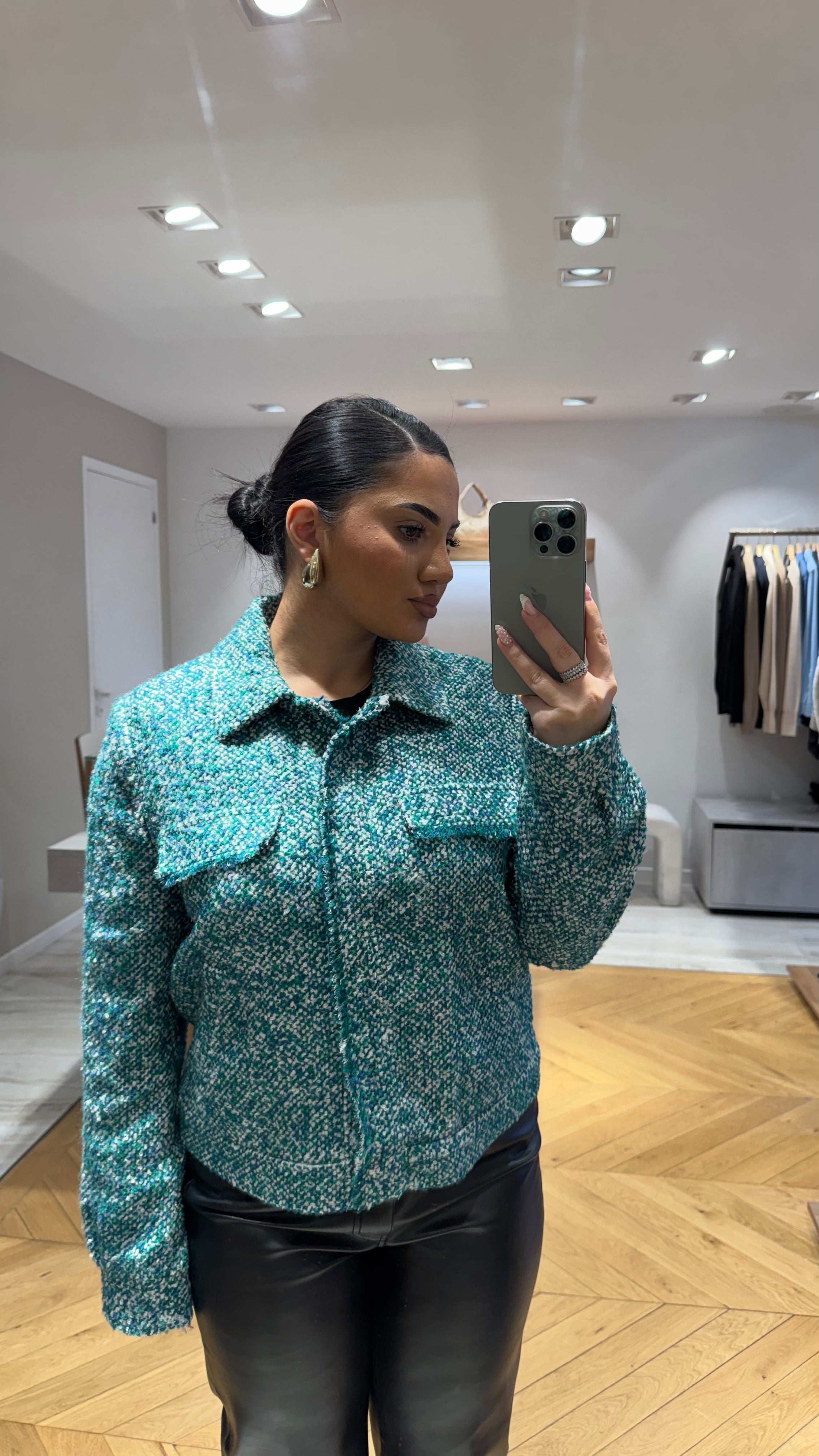 Veste Begonia en tweed