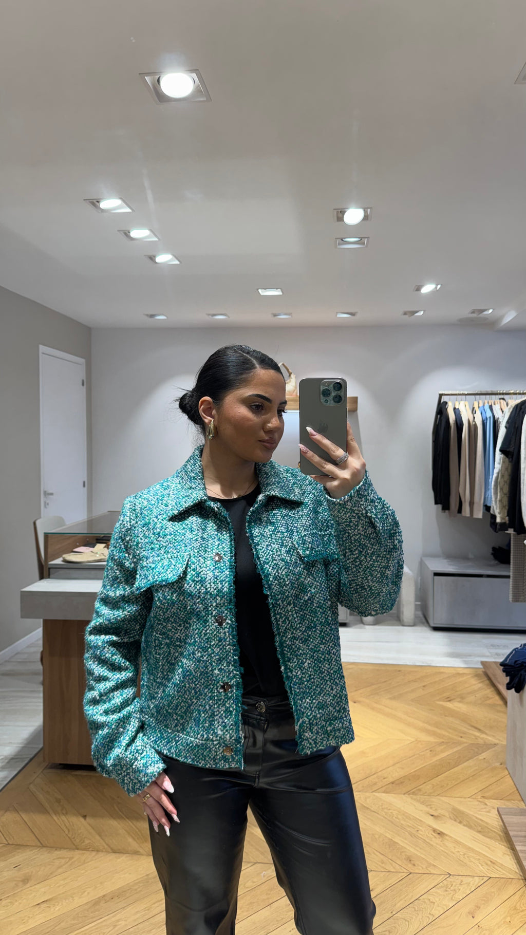 Veste Begonia en tweed